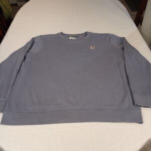 Carhatt Men's Relaxed Fit Blue Sweater Size XL